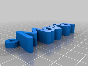 3d nombre de maria llaveros llavero 3d print model - Mito3D