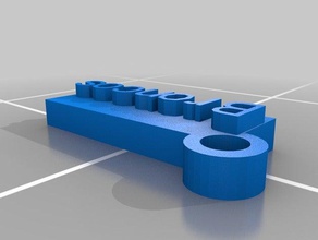 broncos Schlüsselbund - Zubehör kundengebundene 3d print model - Mito3D