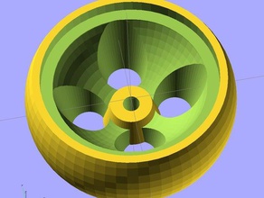 ekobots - pneumatico generatore automotive auto openscad di gomma i giocattoli rotellina 3d print model - Mito3D
