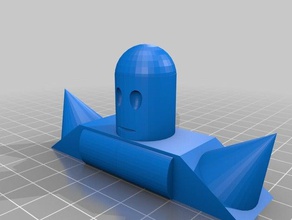 robot de la cabeza del torso juegos y juguetes acción figura el juguete 3d print model - Mito3D
