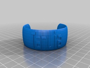 tahlia bracelet fashion customized 3d print model - Mito3D