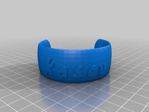 kasey bracelet fashion customized 3d print model - Mito3D