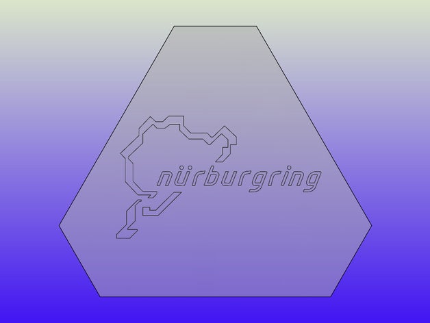 nurburgring les signes et logos 3D print model - Mito3D