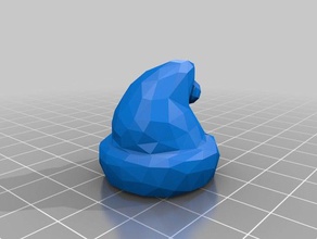 low poly chapéu de papai noel esculturas natal baixa contagem polígonos santa 3d print model - Mito3D