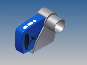 fuji xp50 eyepiece adaptor 1 25inch physics & astronomy camera mount 3d print model - Mito3D