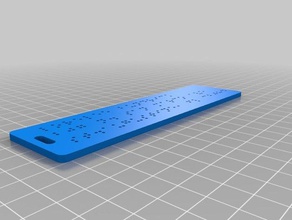 lorelee equipaje etiqueta en braille organización personalizado 3d print model - Mito3D