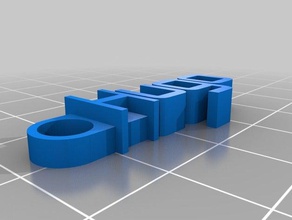 hugo organização personalizado 3d print model - Mito3D