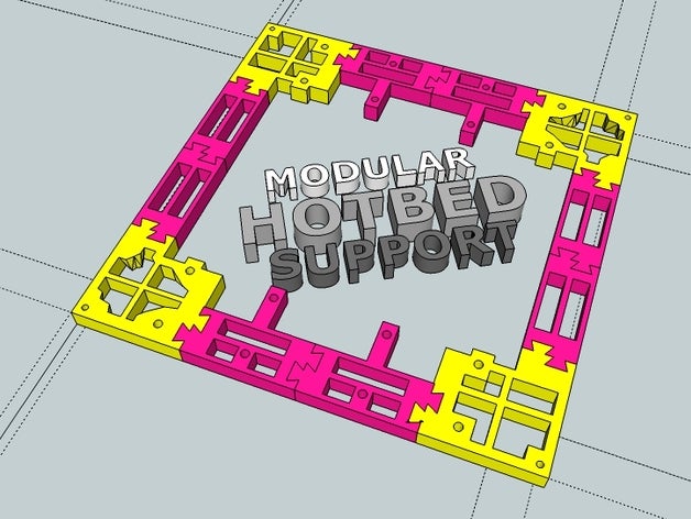 prusa i3 modular viveiro de suporte Impressora 3d peças 3D print model - Mito3D