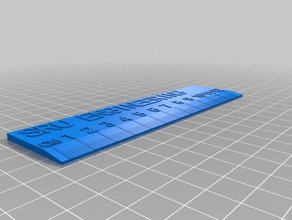sru engenharia régua office personalizado 3d print model - Mito3D