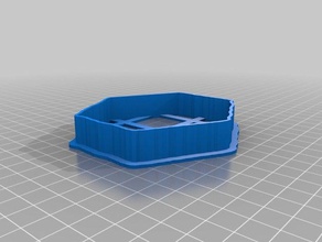 hexagon-Ausstecher Küche und Esszimmer kundengebundene 3d print model - Mito3D