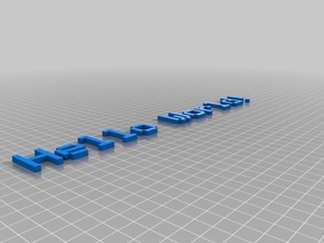openscad 3d text generator signs logos draw hd44780 lcd parametric render 3d print model - Mito3D