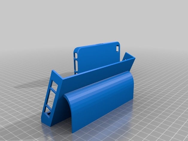 iphone 5c estação de ancoragem telefone celular caso do 3D print model - Mito3D