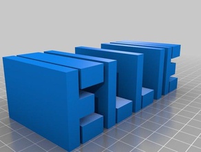 ellie noël L'impression 3d 3d print model - Mito3D