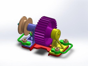 megatherium trasmissione parti 3d print model - Mito3D