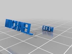 michaeledenring los anillos personalizado 3d print model - Mito3D