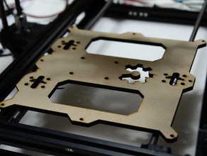 james base plate 3d printer parts i3 mendelmax 3d print model - Mito3D