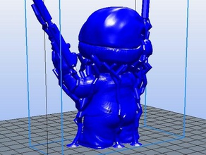 santa little helper soportes jouets & jeux peu helpersupports 3d print model - Mito3D