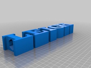 leigh segni e loghi su misura 3d print model - Mito3D