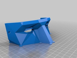low poly masquerade mask rotated costume lowpoly 3d print model - Mito3D