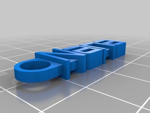 nana keychain organization customized 3d print model - Mito3D