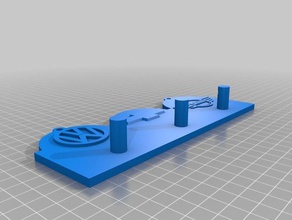 vw chevy mini organization customized 3d print model - Mito3D