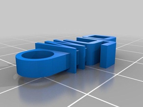 wyo keychain organization customized 3d print model - Mito3D