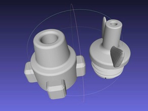 dust filter easy unscrew 3d printer accessories 3d print model - Mito3D