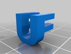 meine angepasste zwei-Buchstaben-Skulptur hu Skulpturen kundengebundene 3d print model - Mito3D