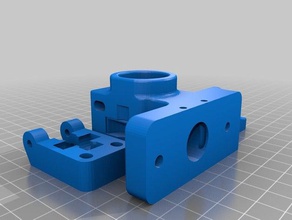 strong greg's extruder v2 3d printing geared gregs wade wades 3d print model - Mito3D