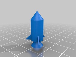fusée v2 3d print model - Mito3D