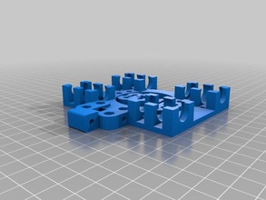 prusa transporte laços zip ventoinha traseira 3d a impressora partes 3d print model - Mito3D