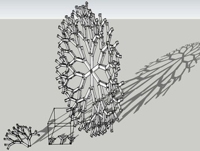 fractal récursive de la branche l'expérience sculptures les branches récursivité 3d print model - Mito3D