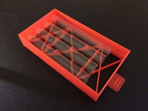 20mm Reagenzglas Schublade Biologie Ameisen formicarium rack 3d print model - Mito3D