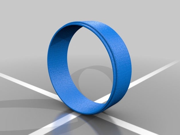 male wedding band jewelry 3D print model - Mito3D