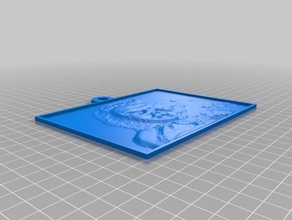 di cristallo 2d art su misura 3d print model - Mito3D