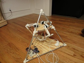 yazzo polybot cranberry edition other delta robot robots 3d cnc machine bot experiment mobile 3d print model - Mito3D