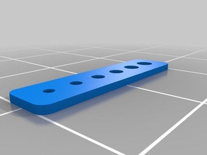 my customized hole column test print 3d printing tests 3d print model - Mito3D
