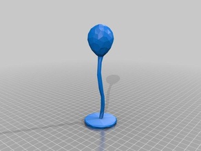 ballon low poly sculptures faible 3d print model - Mito3D