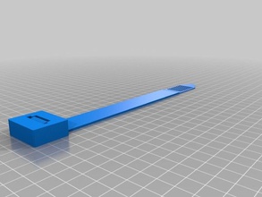 20mm cable tie parts customized 3d print model - Mito3D