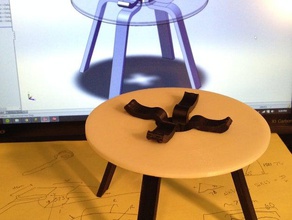 quick-assemble table model furniture simple toy 3d print model - Mito3D
