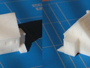 casa einfamilienhaus edifícios estruturas 3d print model - Mito3D