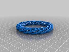 cadre ouvert bracelet de la mode personnalisé 3d print model - Mito3D