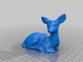 ao invés de jovens fawn veado animais bambi disney a disneyland walt 3d print model - Mito3D
