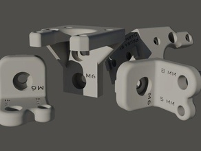 another rework aluminum extrusion prusa 3d printer parts profile darmach i3 frame 3d print model - Mito3D