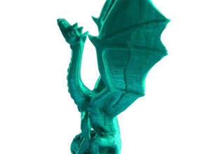 aria dragon creatures dungeons dragons fantasy magic no supports test print 3d print model - Mito3D