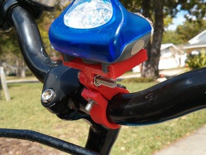 led de los faros montaje del manillar deporte al aire libre bicicletas bicicleta linterna, linterna la abrazadera 3d print model - Mito3D