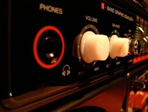 lasonic aparato de sonido la perilla volumen otros 3d boombox engranaje 3d print model - Mito3D