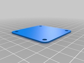 Kare tablet örgü kartı el aletleri kart freecad tezgah dokuma 3d print model - Mito3D