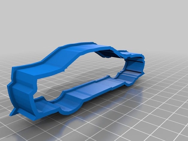 dodge challenger cookie-cutter Küche und Esszimmer cookie cookiecutter cookies cutter 3D print model - Mito3D