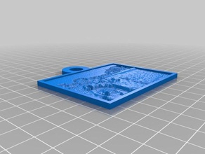 meine Heimat ist 2d-Kunst kundengebundene 3d print model - Mito3D